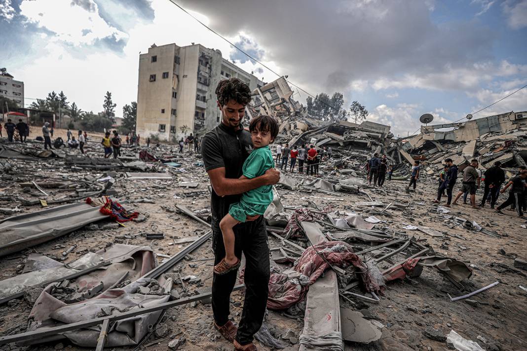 İsrail katliamında Gazze tam bir mezarlığa döndü! 7