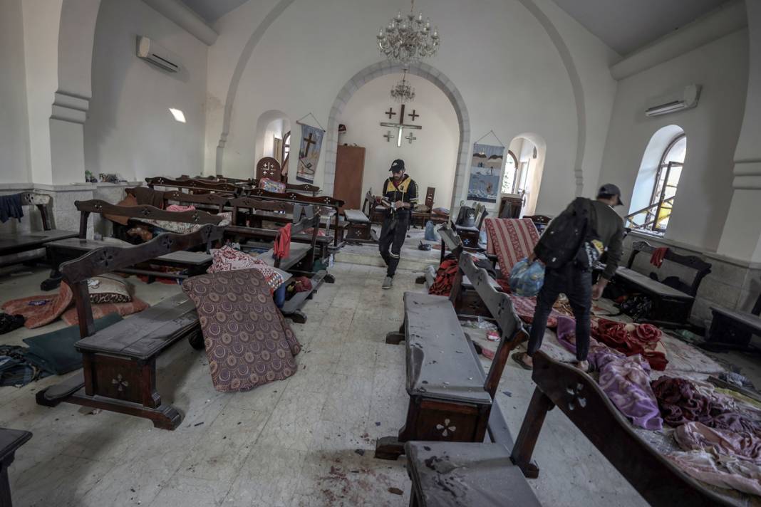İsrail'in bombaladığı hastanenin içler acısı görüntüleri ortaya çıktı! 15
