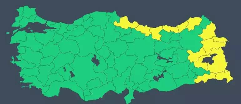 Meteorolojiden 14 ile sarı kodlu uyarı! 2