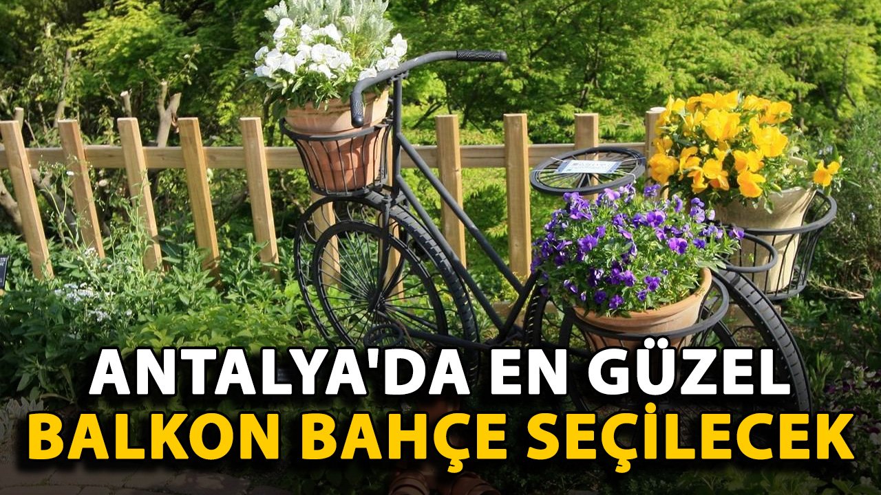 Antalya'da en güzel balkon bahçe seçilecek