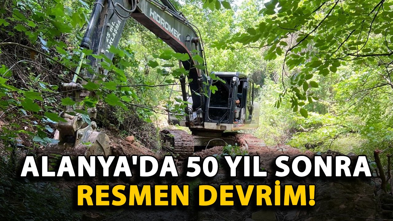 Alanya'da 50 yıl sonra resmen devrim!