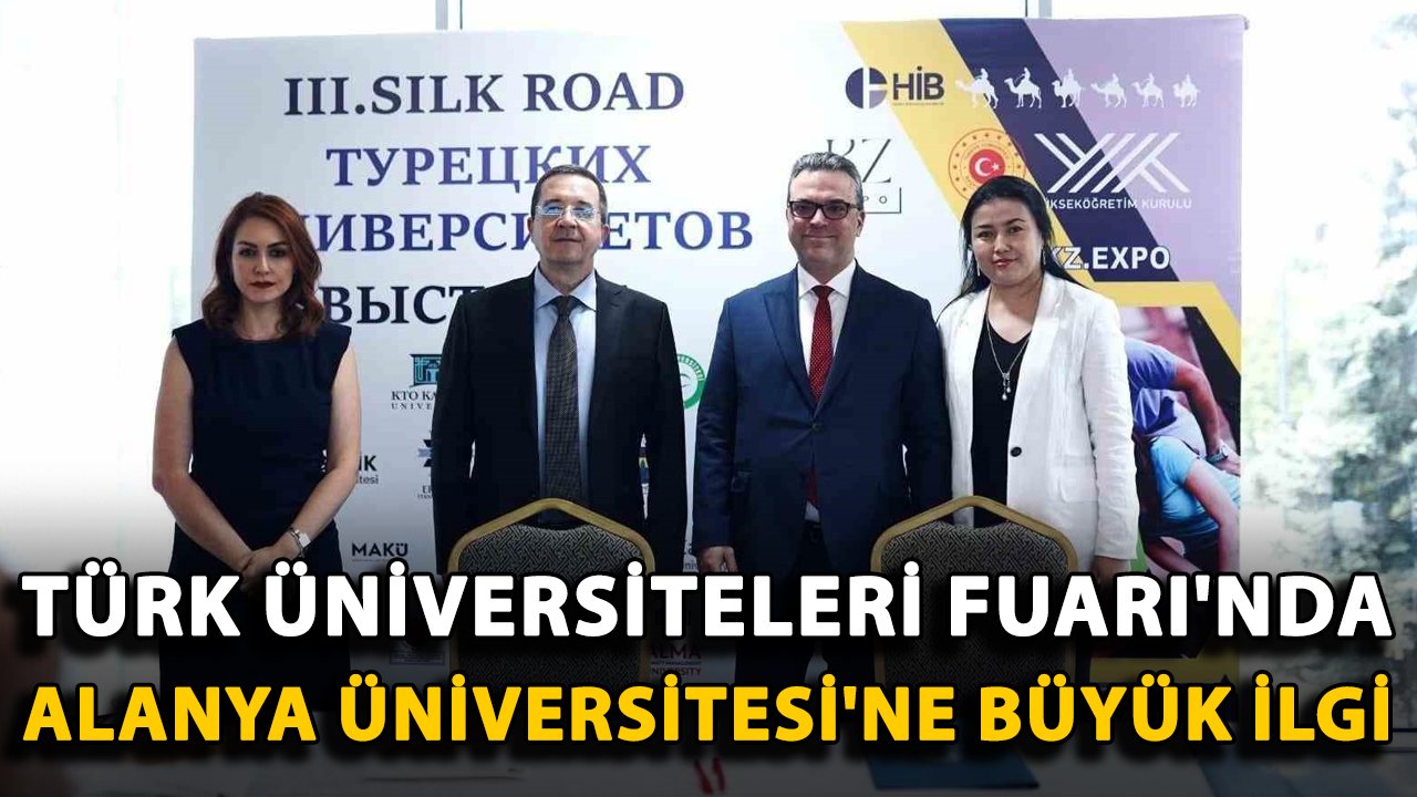 Türk Üniversiteleri Fuarı'nda Alanya Üniversitesi'ne büyük ilgi