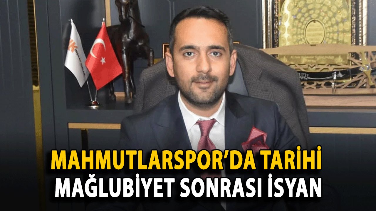 Mahmutlarspor’da Tarihi Mağlubiyet Sonrası İsyan