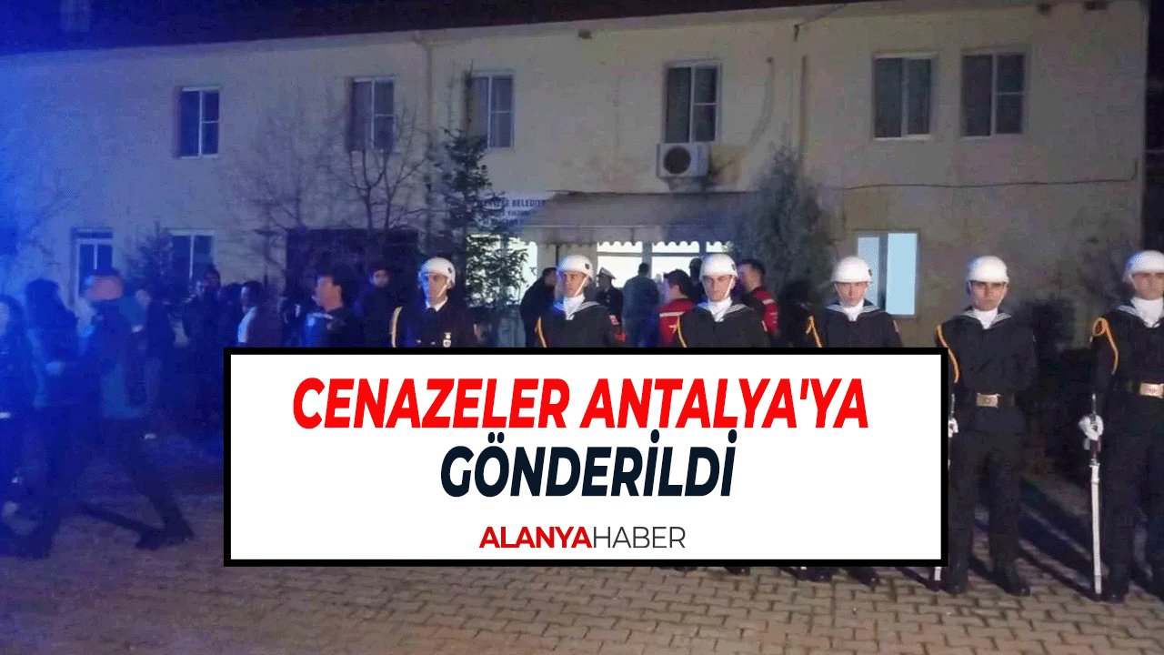 Helikopter Kazasında Hayatını Kaybeden 4 Kişinin Cenazeleri Antalya’ya Gönderildi