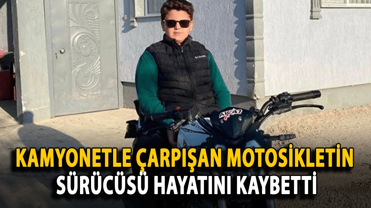 Gazipaşa’da Kamyonetle Çarpışan Motosikletin Sürücüsü Hayatını Kaybetti