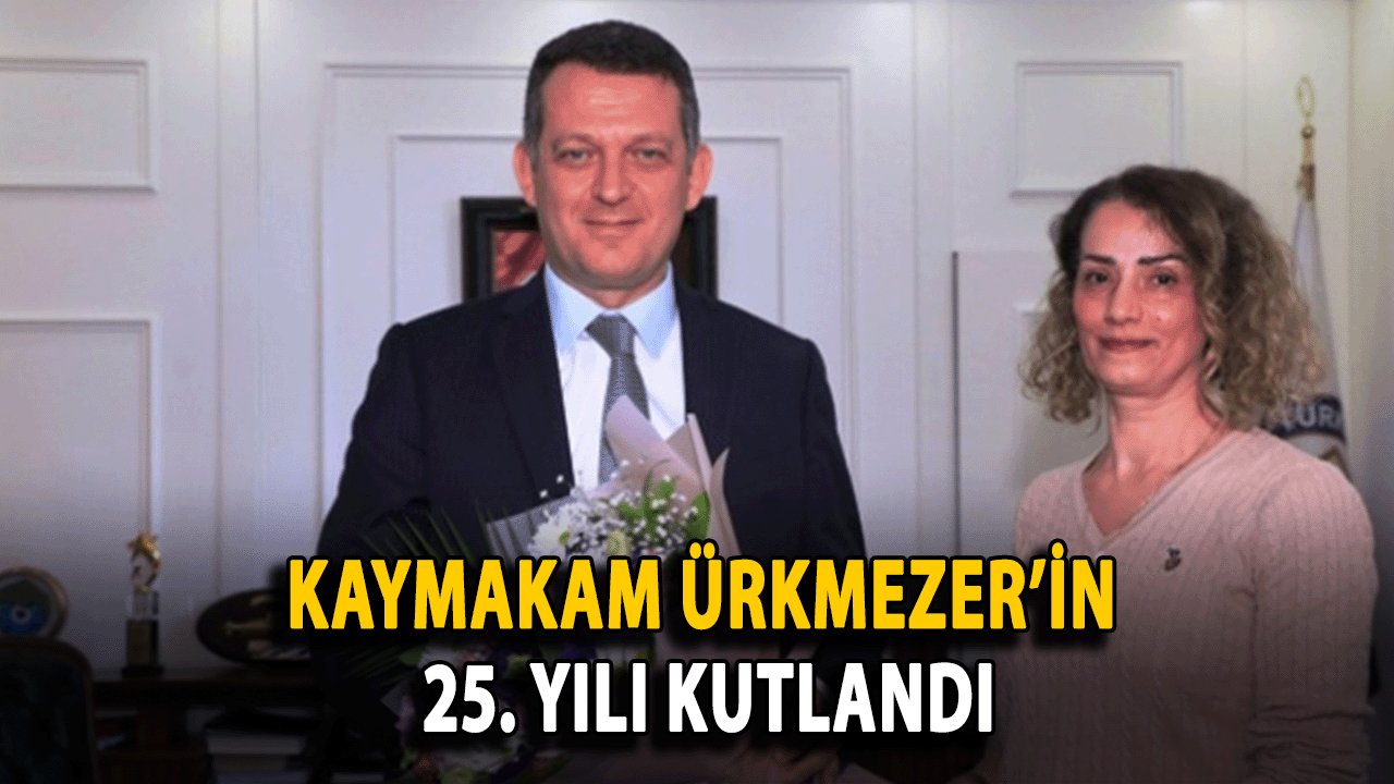 Kaymakam Ürkmezer, İdareciler Günü’nde Personelinin Kutlamalarını Kabul Etti