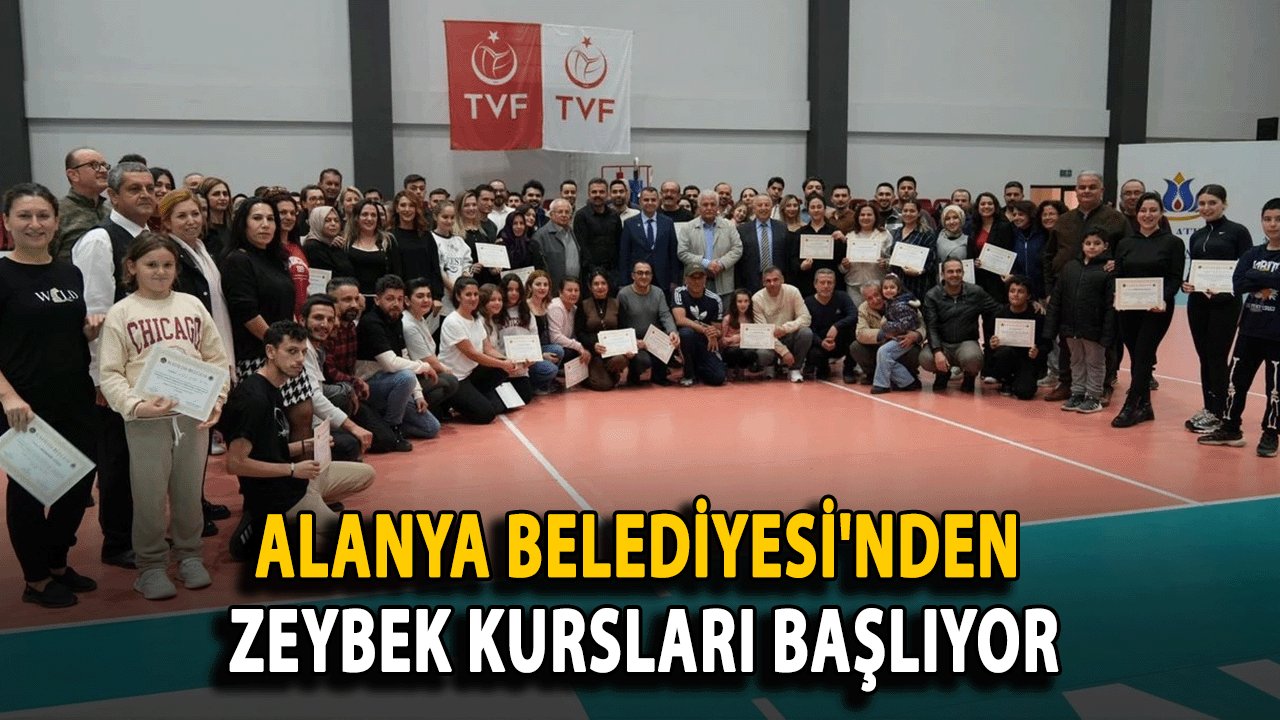 Alanya Belediyesi'nden Zeybek Kursları: İkinci Dönem Başlıyor