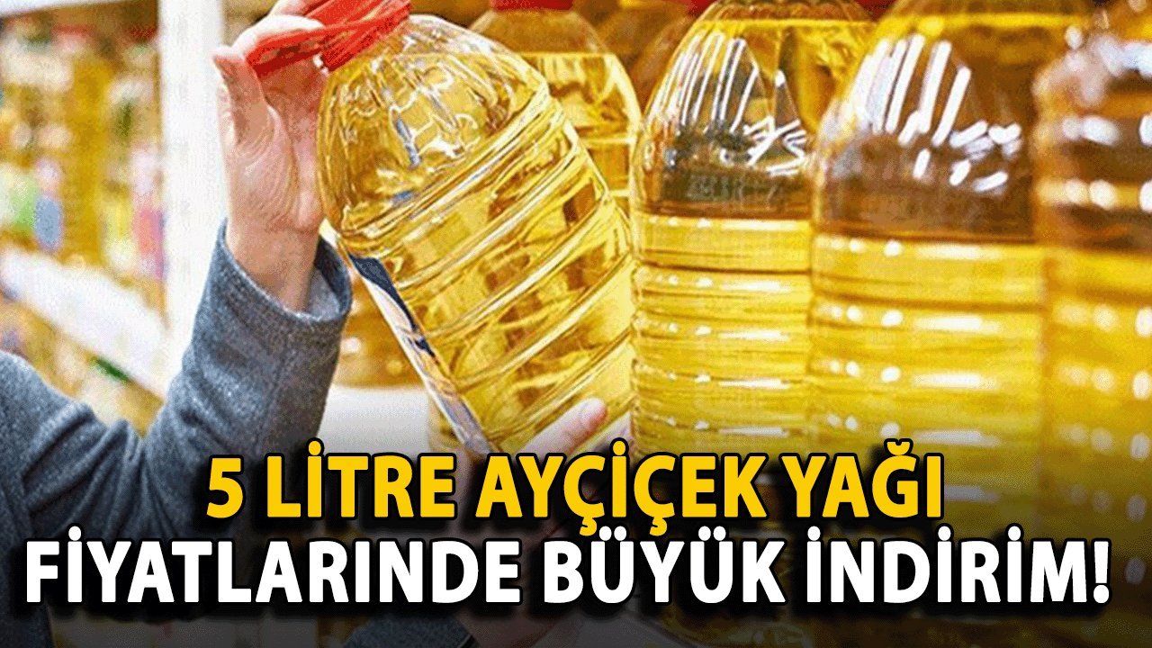 5 Litre Ayçiçek Yağı Fiyatlarınde büyük İndirim! Migros'ta Ayçiçek Yağı Yok Satıyor