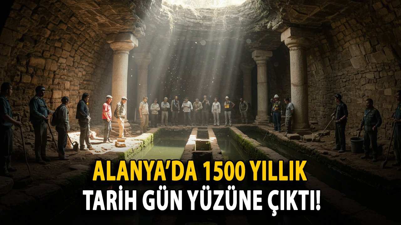 Alanya’da 1500 Yıllık Tarih Gün Yüzüne Çıktı!