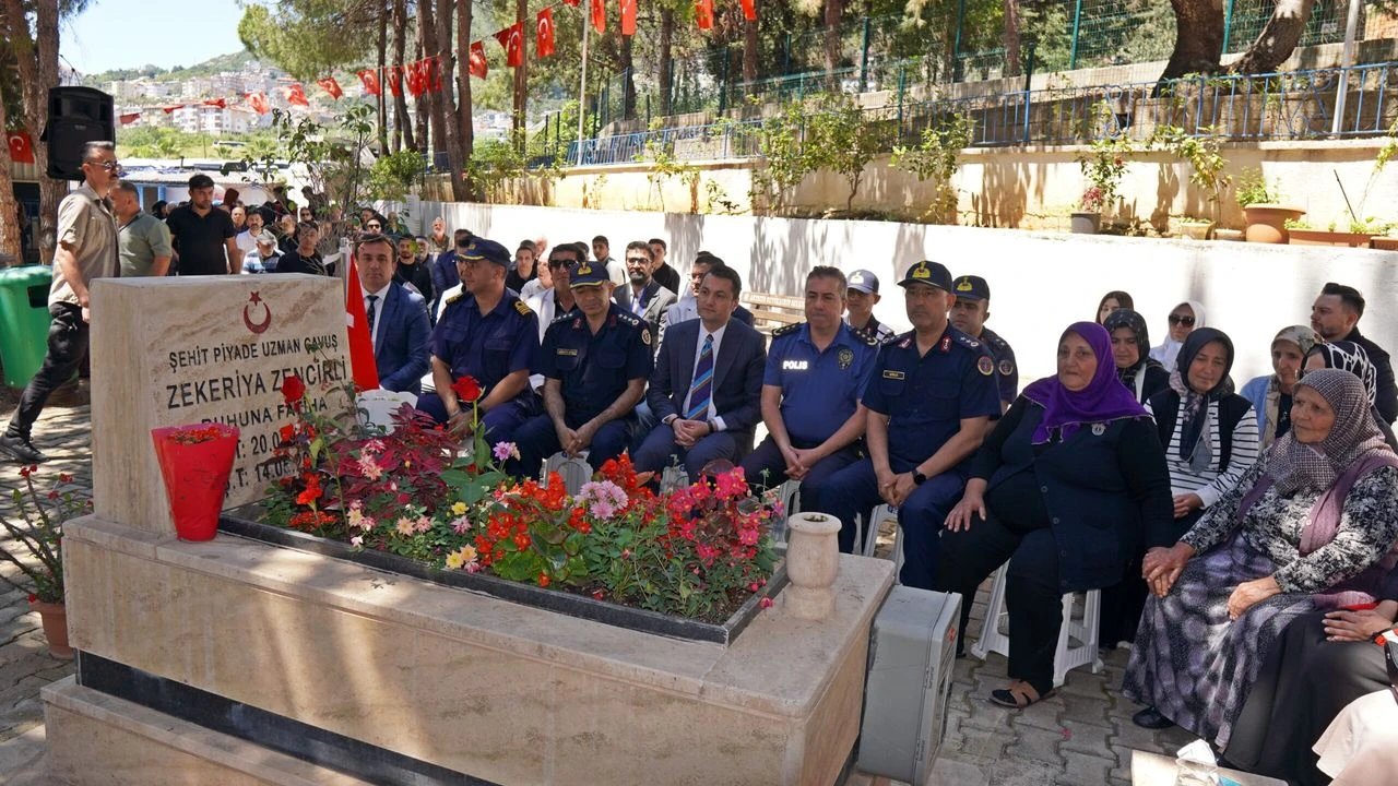 Alanya’da Şehit Zekeriya Zencirli İçin Duygu Dolu Anma Programı