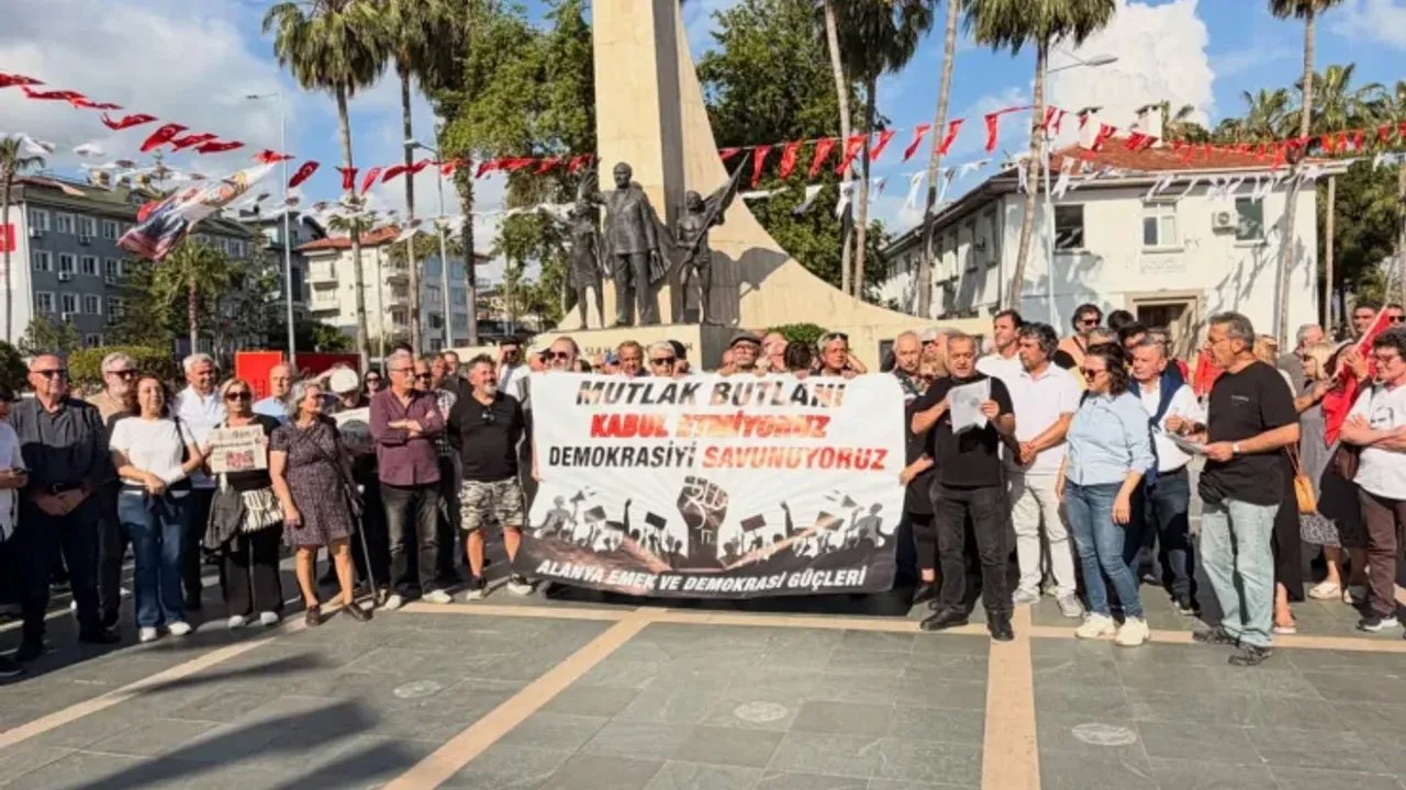 Alanya’da ‘Mutlak Butlan’ Kararına büyük tepki Protesto Edildi
