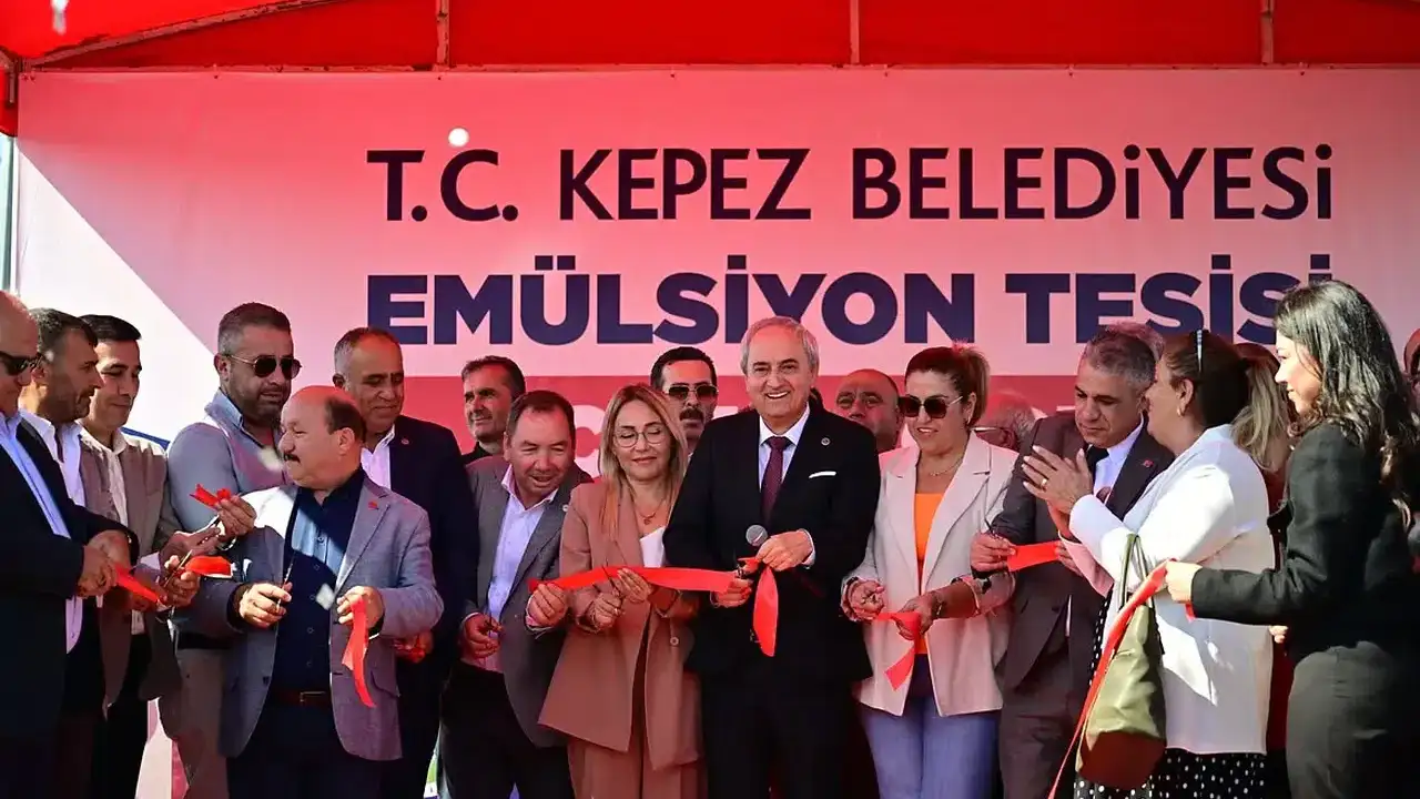 Kepez Belediyesi’nden 47,5 Milyon TL’lik Tasarruf Yatırımı: Emülsiyon Tesisi Hizmete Açıldı