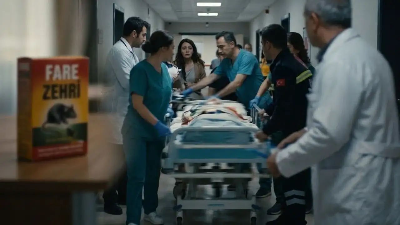 Alanya’da Fare Zehrine Temas Eden Bebek Hastaneye Kaldırıldı