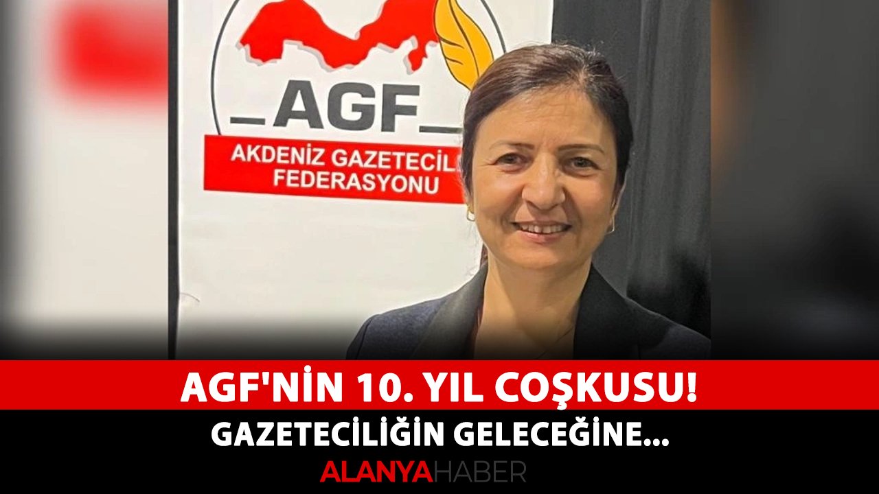 AGF'nin 10. yıl coşkusu! Gazeteciliğin geleceğine...