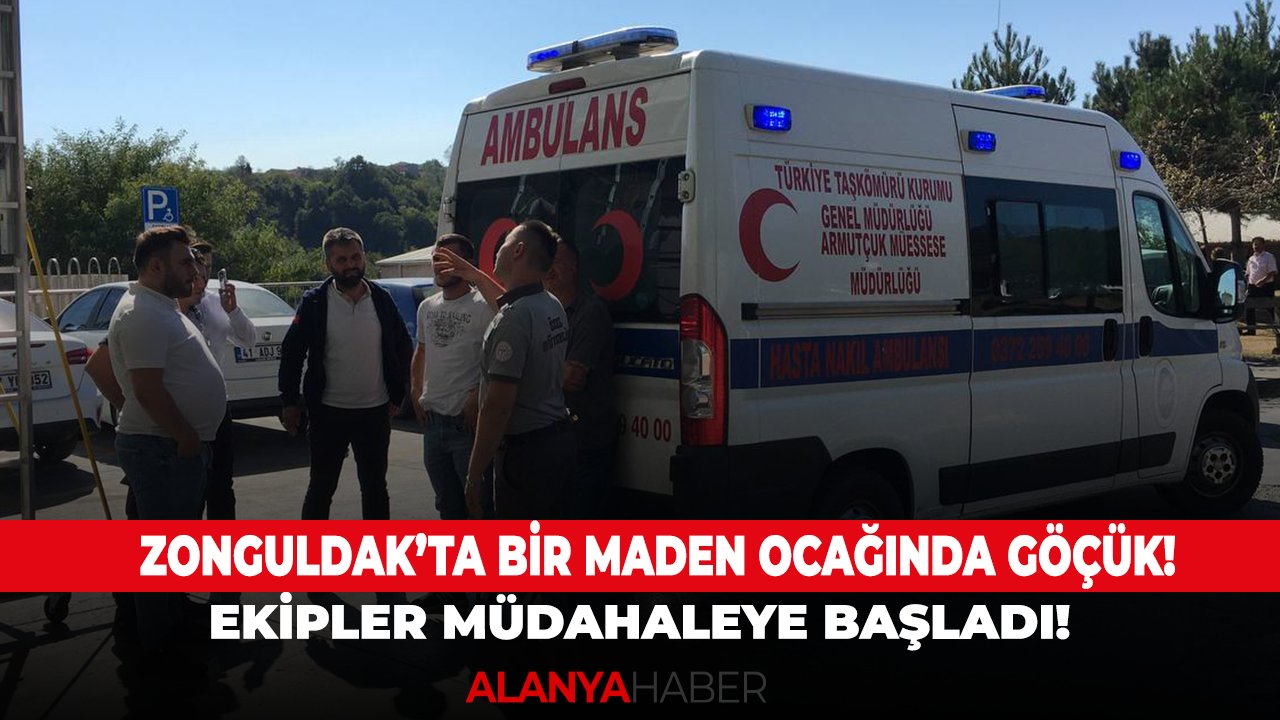 Zonguldak'taki maden ocağında göçük! Göçük altında 280 kişi var