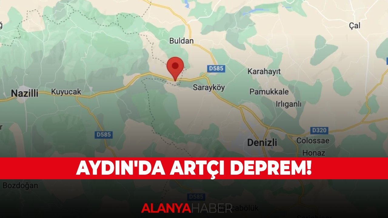 Aydın'da artçı deprem!