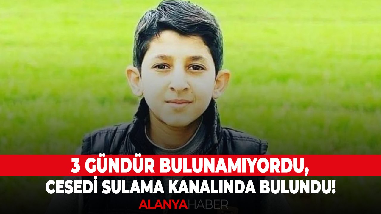 3 gündür bulunamıyordu, cesedi sulama kanalında bulundu!