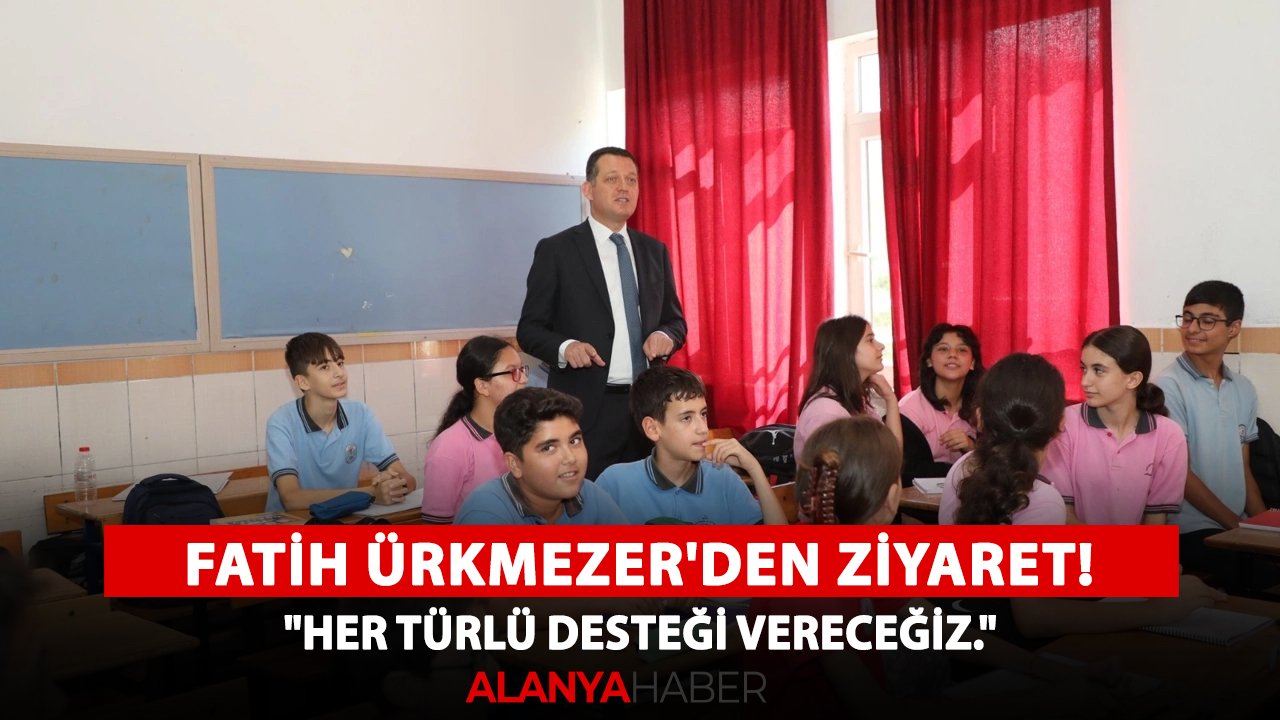 Fatih Ürkmezer'den öğrencilere ziyaret! "Her türlü desteği vereceğiz."
