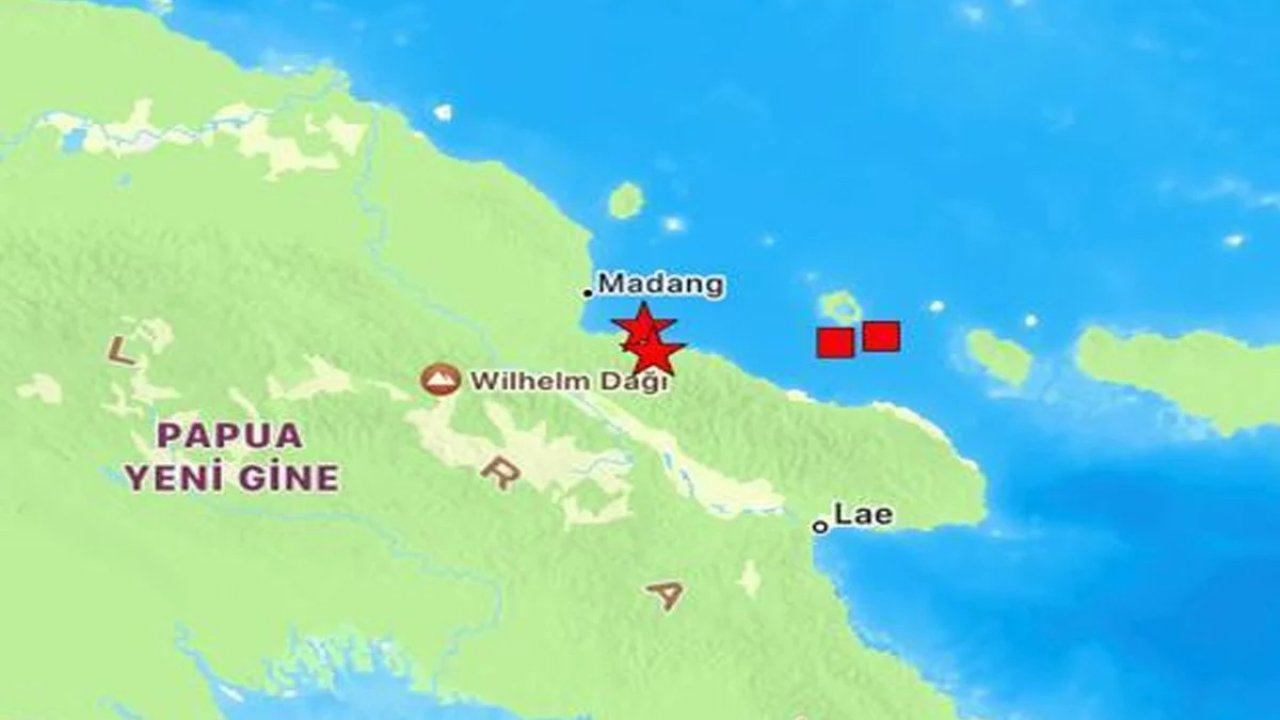 Son dakika! Papua Yeni Gine'de peş peşe depremler!