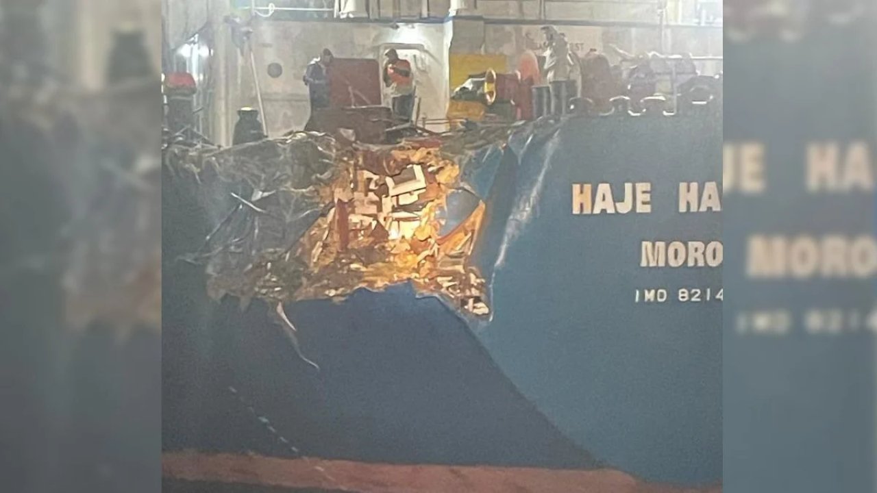 Marmara Adası açıklarında gemi kazası