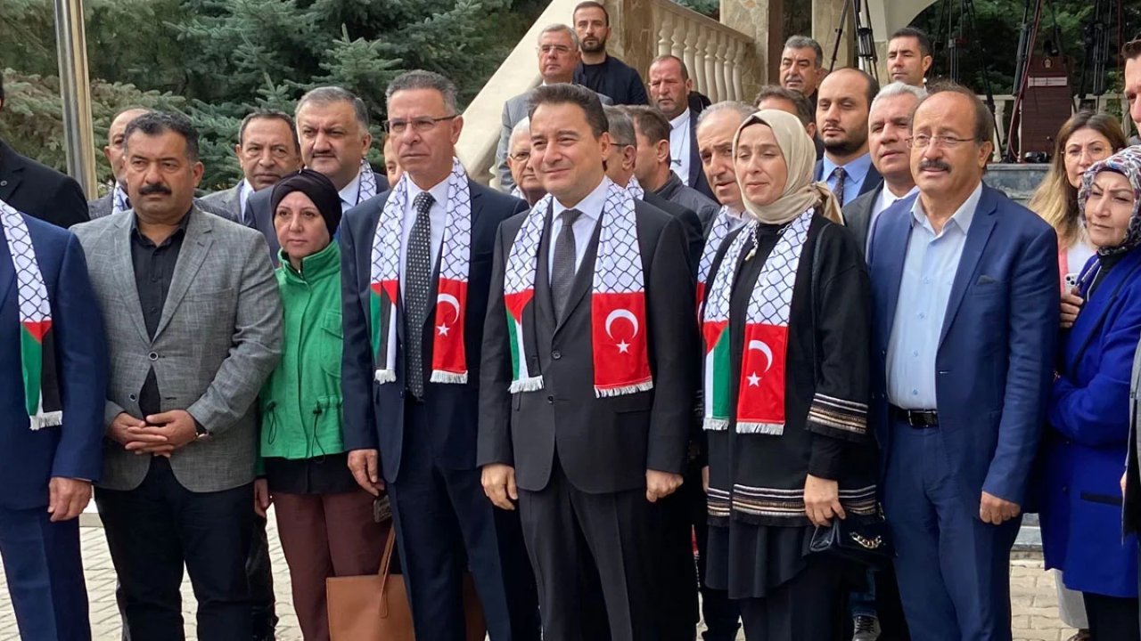 Babacan Filistin Büyükelçiliği'ni ziyaret etti: Milyonlarca sivil insanın toplu cezalandırılması insanlık değildir