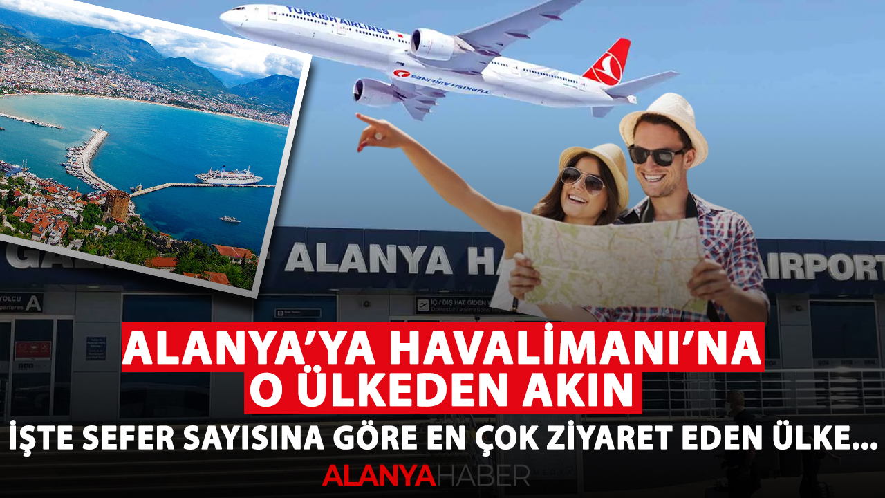Havayollarında Finlandiya vatandaşlarının tercihi Alanya!