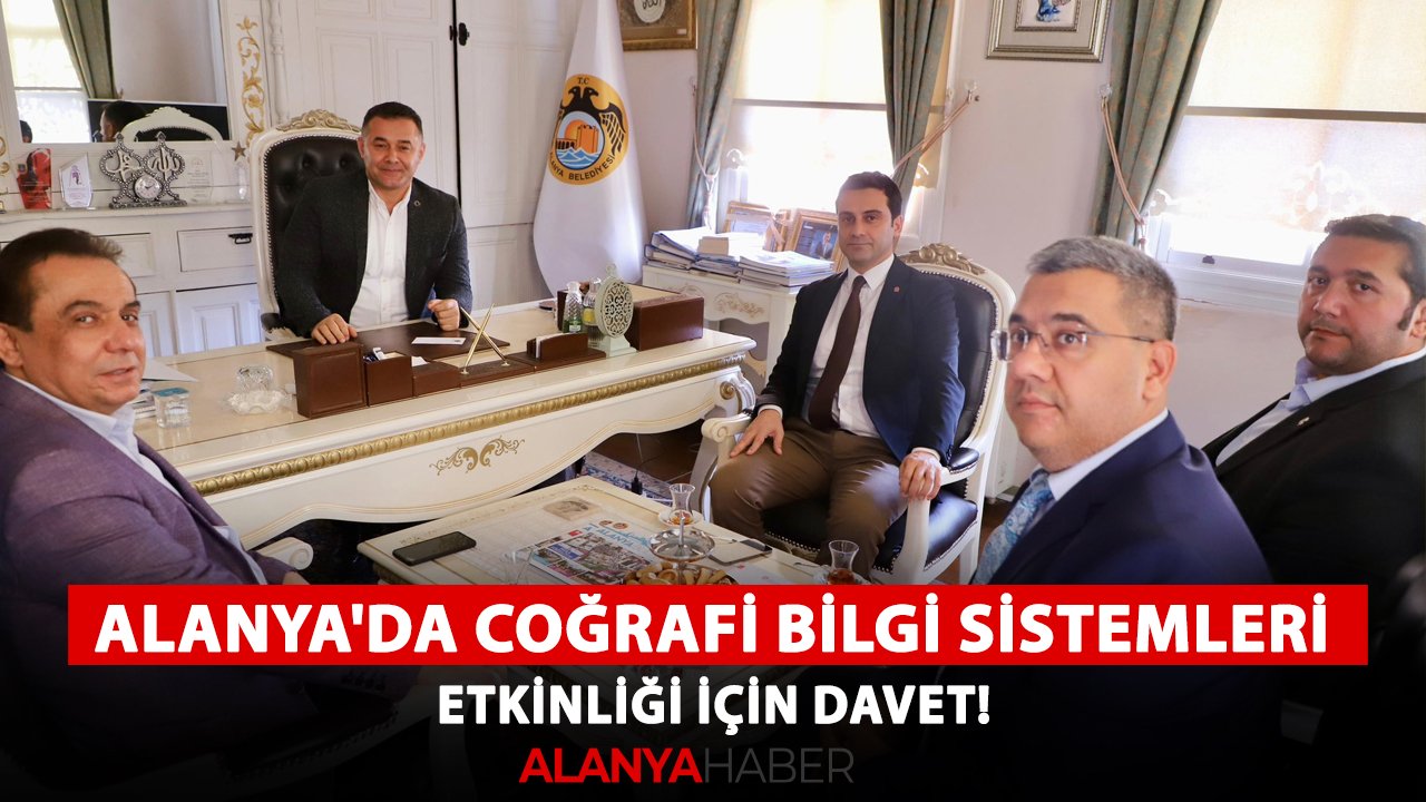 Alanya'da Coğrafi Bilgi Sistemleri günü etkinliği için davet!