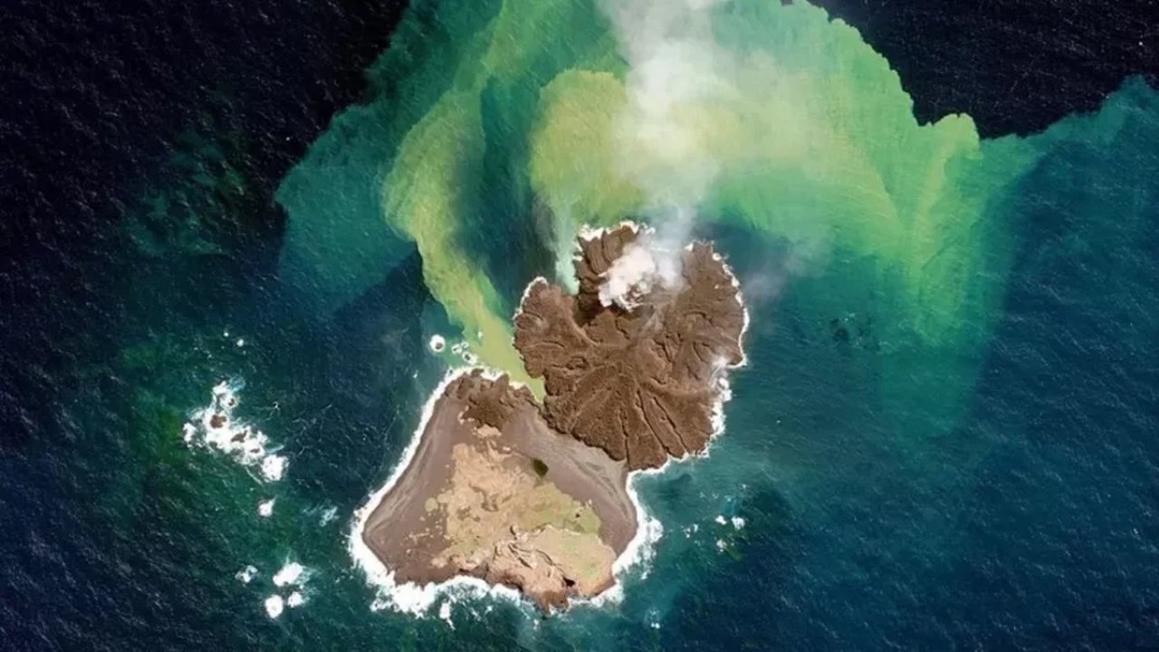 Japonya'da patlama sonrası yeni ada doğdu