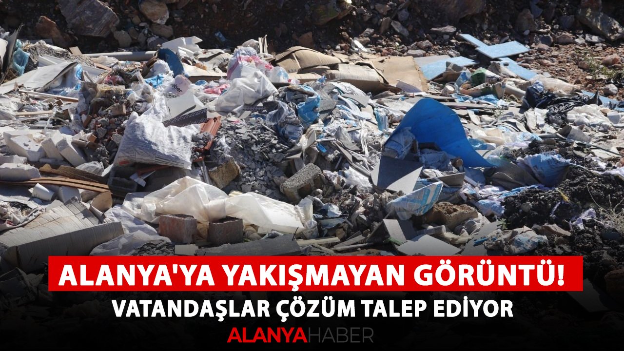Alanya'ya yakışmayan görüntü! Vatandaşlar çözüm talep ediyor