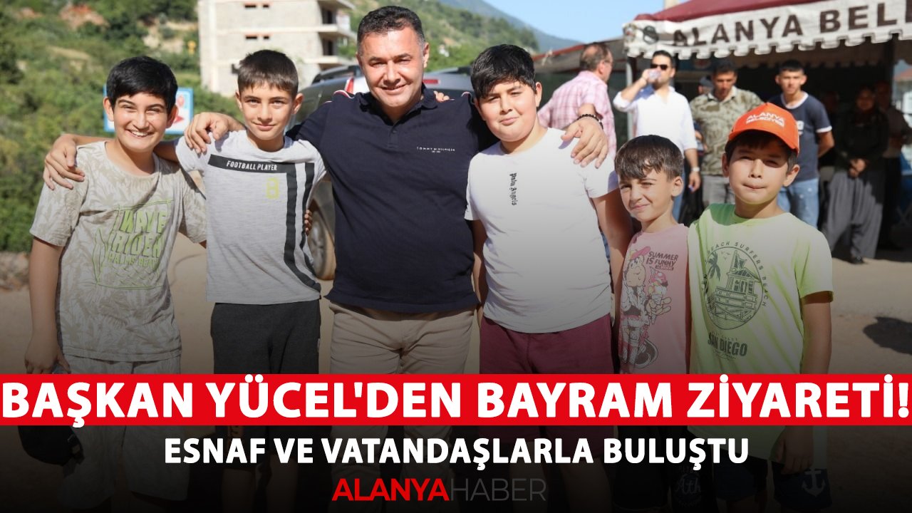 Başkan Yücel'den bayram ziyareti! Hayvan pazarında esnaf ve vatandaşlarla buluştu
