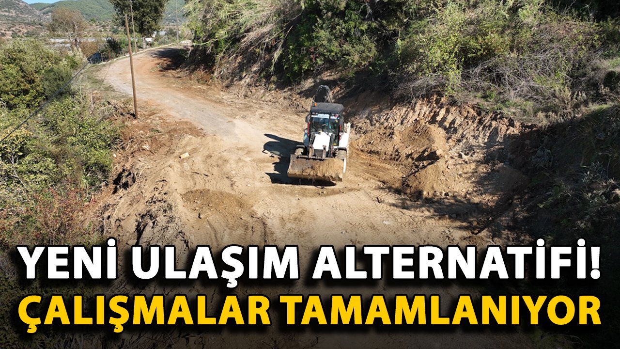 Alanya'ya yeni ulaşım alternatifi! Çalışmalar tamamlanmak üzere