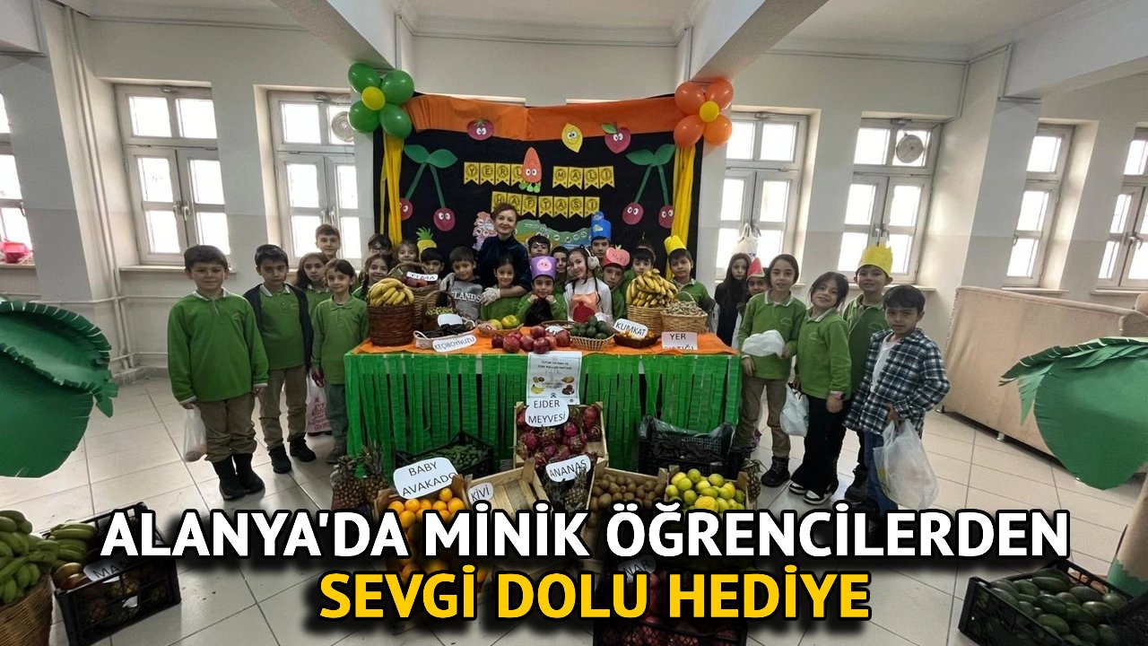 Alanya'da Öğrencilerden Erzurum'a Sevgi Dolu Hediye