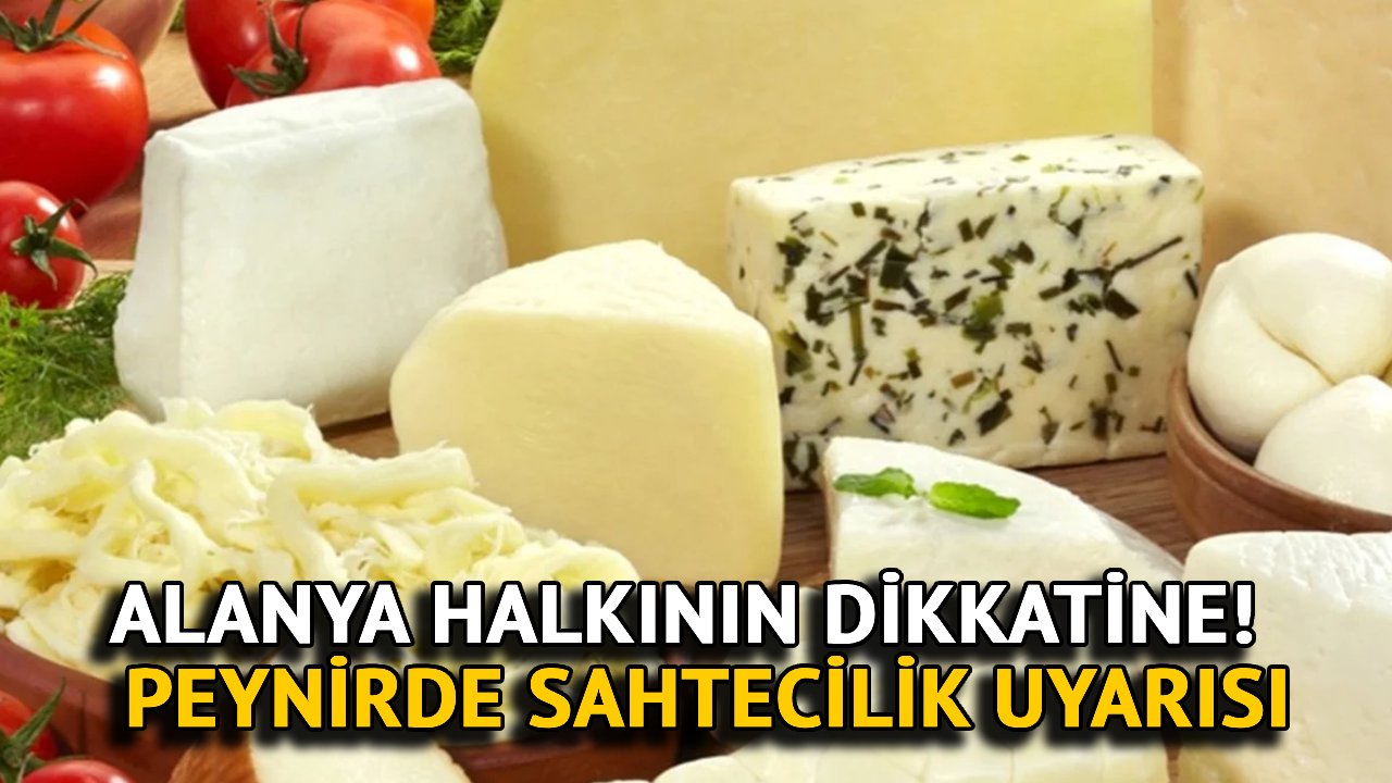 Alanya Halkının Dikkatine! Peynirde Sahtecilik Uyarısı