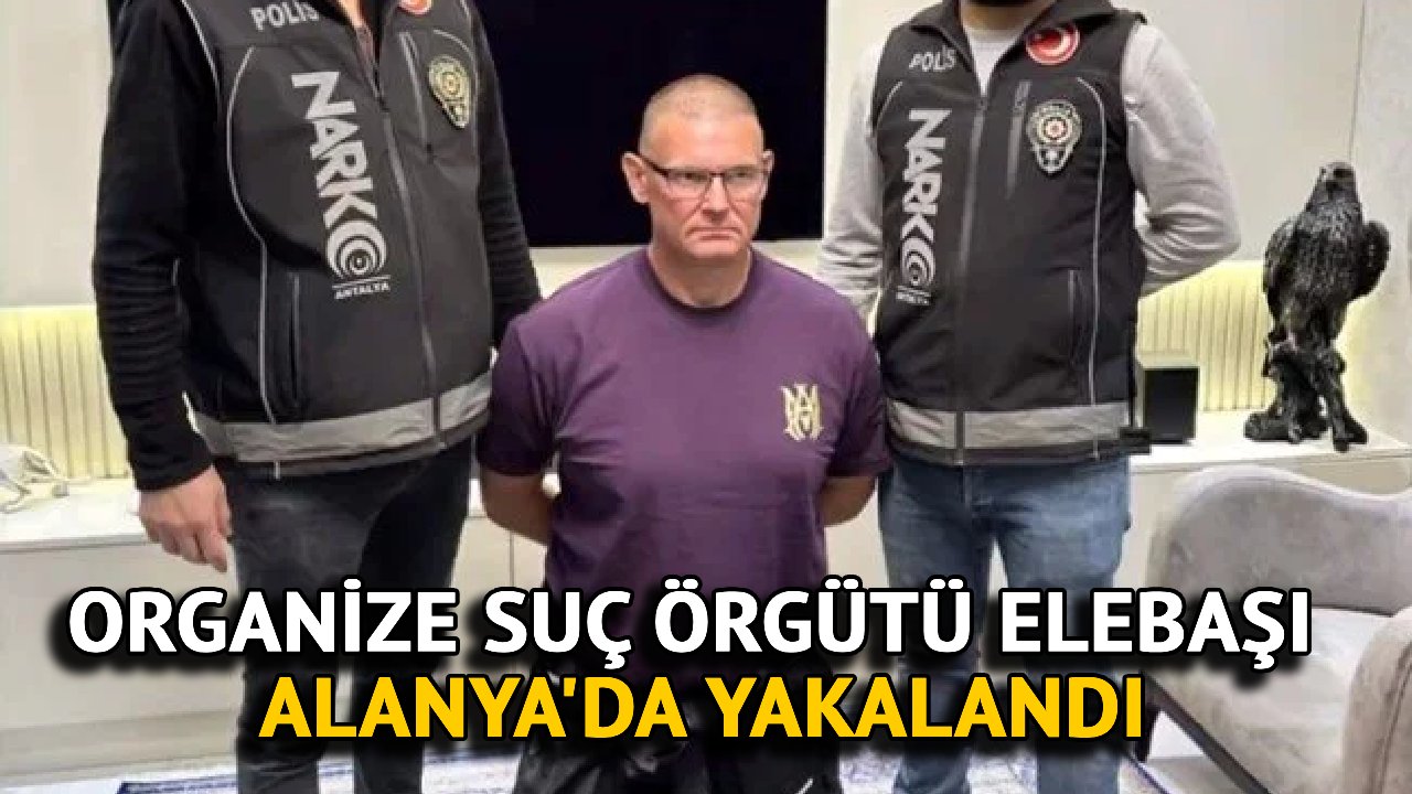 Organize Suç Örgütü Elebaşı Alanya'da Yakalandı