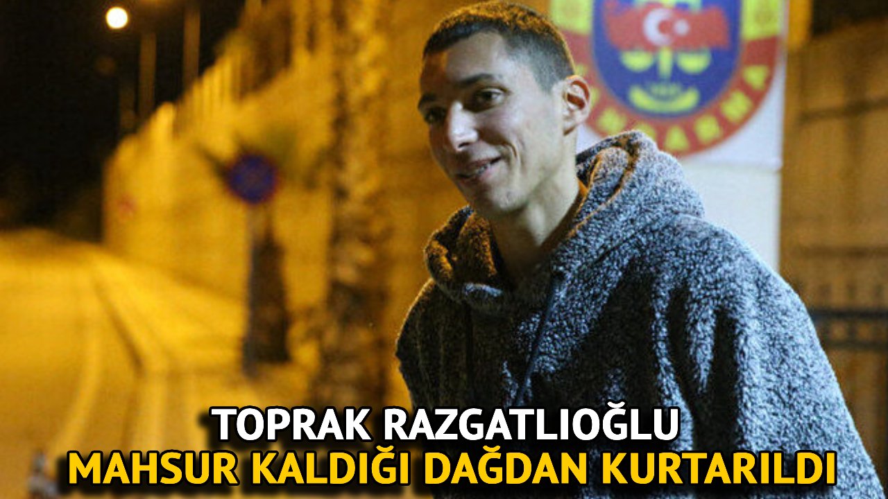 Toprak Razgatlıoğlu Mahsur Kaldığı Dağdan Kurtarıldı
