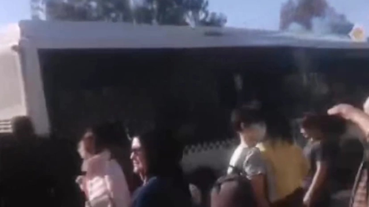 Otobüste Alev Paniği Yaşandı