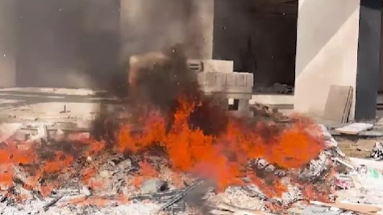 Alanya'da Kimyasal Atıklar Alev Topladı!