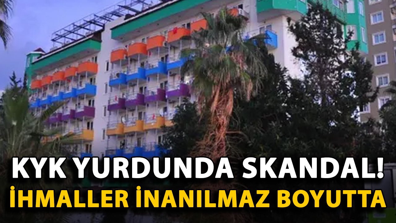 Alanya KYK yurdunda skandal! İhmaller inanılmaz boyutta