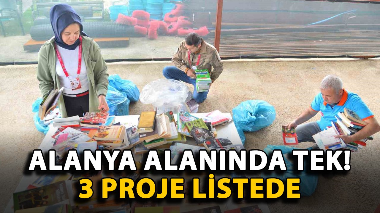 Alanya alanında tek! 3 proje listede